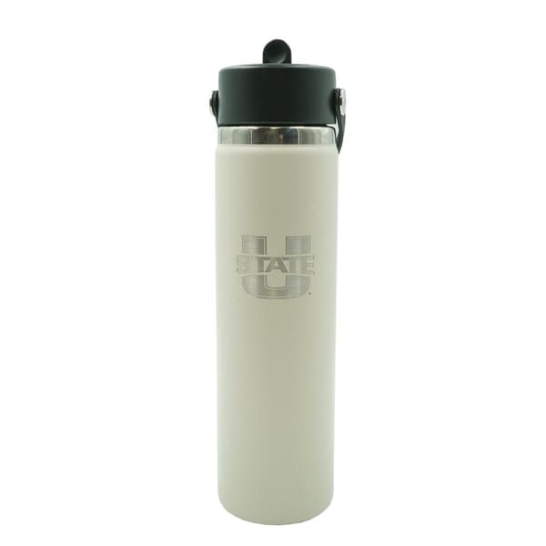 HYDRO FLASK WATER BOTTLE 24 OZ WIDE FLEX STRAW CAP